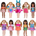ebuddy 10 Sets Baby Doll Clothes Outfit Dress for 10 Inch Baby Dolls 12 Inch Baby Dolls 14 to 14.5 Inch Dolls(Fashion Sets)