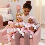 Baby Born My Real Baby Doll Annabell – Blue Eyes: Realistic Soft-Bodied Baby Doll Ages 3 & Up, Sound Effects, Drinks & Wets, Mouth Moves, Cries Real Tears, Eyes Open & Close, Pacifier