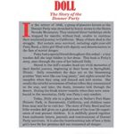 Patty Reed’s Doll: The Story of the Donner Party