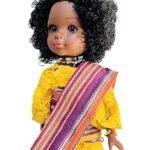 Unity Girl Black Doll – Ronke (14-inch Nigerian/African Doll) (Yellow)