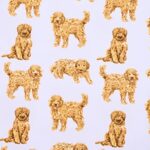 Mud Pie Unisex Kid’s Children’s Dog Breed Toddler Pajamas, Golden Doodle, 3T-4T