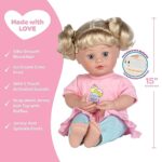 Adora’s Interactive Baby Doll with 5 Touch Activated Features – 15” My Cuddle & Coo Baby Doll, Adorable and Realistic Responsive Toy Baby Doll for Ages 3 and up – Sweet Dreams