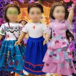 18 Inch Doll Clothes and Accessories, Including Mirabel, Isabella ,Luisa 3 Pieces Doll Dress Fits 18 inch Dolls As Doll Halloween,Christmas Party Dress Up