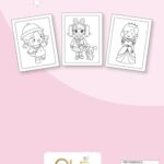 Baby Doll Coloring Book: 30 large unique images of baby dolls and princesses, for boys and girls and big sister and big brothers