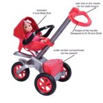 Bye Baby Doll Stroller Play Set for 18″ Dolls – Great for 18 Inch Dolls & Doll Accessory Set