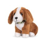 Our Generation BD35119Z 6″ POSABLE Basset Hound PUP, Brown