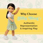 Jilly Bing Asian Baby Doll – Authentic Asian Doll, Multicultural Babydoll for Kids, Fashion Dolls Gifts for Kids Encouraging Imaginative Play and Cultural Representation, Gifts for Girls & Boys