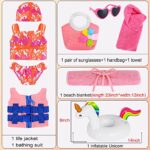 ebuddy Doll Clothes 18 Inch Doll Accessories Beach Themed Playsets Diving Suit for 18 inch Girl Dolls(No Doll)