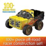 The Learning Journey Techno Tiles – Off-Road Racer – Construction Project with 100+ Building Pieces – STEM Projects for Kids Ages 5-10 – Engineering Activity for Girls & Boys