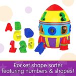 The Learning Journey Early Learning – Rocket Shape Sorter – Toddler Toys & Gifts for Boys & Girls Ages 12 Months and Up – Award Winning Toy (204207)