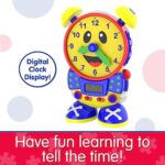 The Learning Journey Telly The Teaching Time Clock, Electronic Analog & Digital Time Telling Aid with Two Quiz Modes & Night Light,Multi