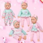 Dolls To Play Soft Body Baby Doll, 14 Inch Doll with Clothes Set and Accessories