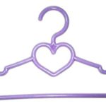 My Brittany’s 12 Lavender Heart Hangers for American Girl Dolls- 18 Inch Doll Clothes Hangers