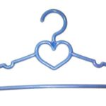 My Brittany’s 12 Blue Heart Hangers for American Girl Doll Boy Dolls-18 Inch Doll Clothes Hangers