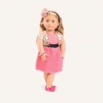 Our Generation by Battat- Audra 18″ Non-Posable Jewelery Doll with Pierced Ears- Toys, Doll Clothes & Accessories For Ages 3 years & Up, Multicolor