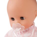 Gotz Muffin Summertime – 13″ Bald Baby Doll with Pink Romper and Blue Sleeping Eyes – Ages 18 Months and Up