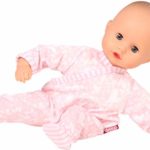 Gotz Muffin Summertime – 13″ Bald Baby Doll with Pink Romper and Blue Sleeping Eyes – Ages 18 Months and Up