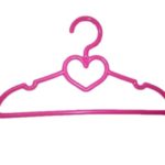 My Brittany’s 12 Pink Heart Hangers Compatible With American Girl Dolls-18 Inch Doll Clothes Hangers