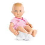 American Girl – Bitty Baby Doll Light Skin Blond Hair Blue Eyes BB3 with Pink Bodysuit