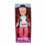 My life as Sleepover Host 18″ Doll red Head Hair PJs Doll