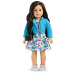 American Girl – 2017 Truly Me Doll: Light Skin, Freckles, Dark Brown Hair, Hazel Eyes DN55