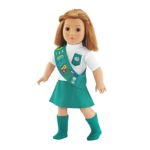 Emily Rose 18 Inch Doll Jr Junior Girl Scout Outfit for American Girl Doll Clothes | Dolls Clothes for American Girl Doll Clothes for Our Generation | Gift-Boxed!