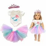 Denzar Baby Alive Doll Clothes | Doll Dresses,Cute Tutu Skirt Clothes Coat Girl Toy for 18 inch Doll Accessory Gril’s Toy (Colorful)
