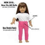 Doll Pants for 18 Inch Dolls- Set of 10 – Fits American Girl Doll Clothing