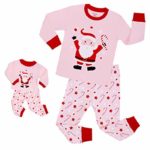 Babyroom Girls Matching Doll&Toddler 4 Piece Cotton Pajamas Toddler Kids Clothes Sleepwear 6T