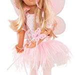 Gotz Happy Kidz Marie 19.5″ Multi-Jointed Posable Standing Doll with Blonde Hair to Wash & Style, Blue Eyes and Fairy Dres with Wings, Wand and Glitter Shoes