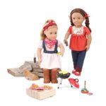 Our Generation Dolls Barn Dance & BBQ Party Set for Dolls, 18″