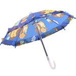 Kayla qin Doll Accessories & Umbrella, Bule with Cartoon Lion Printing Lovely Umbrella suit for 18 inches American girl dolls