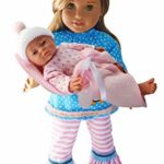Brittany’s My First Babysitter Job Anatomically Correct Baby and Bottle Compatible with American Girl Dolls (Pink- Girl) -6 Inch Baby Doll Only