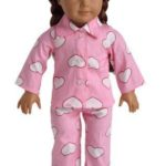 Doll Clothes 2pc Pink Sleepwear Pajamas Fits 18 Inches American Girl Dolls by sweet dolly