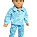 Brittany’s My Blue Star Pjs Compatible with American Girl Boy Doll- 18 Inch Doll Clothes