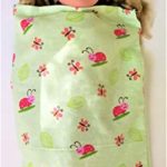 18 Inch Doll Clothes And Accessories Bed Sleeping Bag Set: Ladybug Butterfly Pillow + Sleepwear Fit American Girl Doll, My Life Doll, Our Generation, Adora Gotz, Journey Girl Dolls Bed Accessories