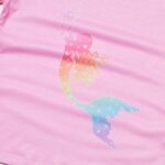 Matching 18 inch Dolls&Girls Pjs Sets Rainbow Mermaid Pajamas Toddler Kids Sleepwear,3t 4t