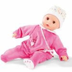 Gotz Muffin 13″ Bald Baby Doll in Pink Pajamas with Brown Sleeping Eyes