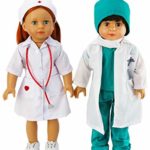 Doctor and Nurse Outfits | Fits 18″ American Girl Dolls, Madame Alexander, Our Generation, etc. | 18 Inch Doll Clothes