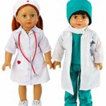 Doctor and Nurse Outfits | Fits 18″ American Girl Dolls, Madame Alexander, Our Generation, etc. | 18 Inch Doll Clothes