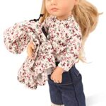 Gotz Little Kidz Grete – 14″ Multi-Jointed Standing Doll with Long Blonde Hair to Wash & Style
