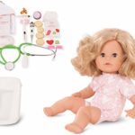 Gotz Cosy Aquini Be A Doctor 13″ Bath Time Baby Doll with Blonde Hair to Wash & Style, Quick Drying Soft Body, Bathtub & Accessories
