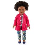 Journey Girls 18 inch doll – Chavonne (Pink Jacket, Striped Shirt and Pants)