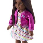 American Girl Truly Me Doll #80 with Brown Eyes, Textured Black Hair, Very Deep Skin with Neutral Undertones