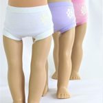 Assorted Panties Set- 3 Pack| Fits 18″ American Girl Dolls, Madame Alexander, Our Generation, etc. | 18 Inch Doll Clothes