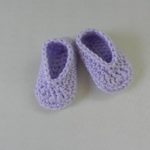 Doll Slippers Lavender fit American Girl and other 18 inch dolls like FAO Swartz, My Life, Our Generation, Journey Girls and other dolls like Disney Toddler Princess and Baby Alive