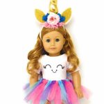 Genius Dolls Unicorn Clothes, Headband, Tutu -fits all 18 inch dolls like American Girl, Our Generation My Life Adora Gotz | great gift for little and big girls | Accessories, Outfits,Horn and Costume