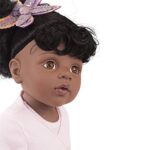 Gotz Hannah at The Ballet – 19.5″ African American Poseable Doll with Extra Outfit (Denim Overalls, Shirt & Sandals) and Long Black Hair to Wash & Style
