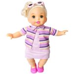 BOBO clothes Set of 6 For 12-14-16 Inch Alive Lovely Baby Doll Clothes Dress Outfits Costumes Dolly Pretty Doll Cloth Handmade Girl Christmas Birthday Gift (16)