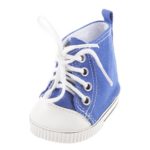 Dovewill Blue Canvas Shoes Dolls Clothing Accessories for 18inch American Girl AG Journey Doll